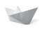 White paper boat