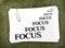 White Paper Cards with Paperclip Business Focus