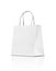 White paper kraft shopping bag