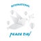 White Paper Peace Day Design