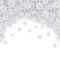 White Paper Snowflakes Background Design