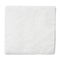 White paper square napkin isolated with clipping path