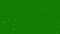 White particles on a green screen fly from bottom to top