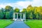 White pavilion at Queens park in Invercargill, New Zealand