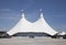 White pavillion tent structure