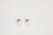 White pearl pieced earrings pair fine jewelry