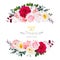 White peony, pink rose, orchid, carnation flowers, orchid, burgu