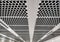 White perforated ceiling