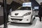 White peugeot 207 car