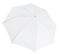 White photo umbrella isolated with clipping path