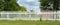 White Picket Fence Banner Panorama