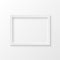 White picture frame vector illustration