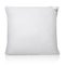 White pillow with a small relief pattern isolated on a white background