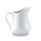 white pitcher milk realistic vector