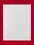 White place for text blank posters your info isolated on red background Empty space