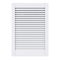 White Plastic Air Ventilation Grille Window. 3d Rendering
