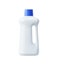 White plastic bottle mockup for cleaning products