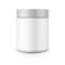 White plastic canister template for stain remover.