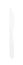 White plastic knife isolated on white