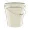 White Plastic Paint Bucket, 3D rendering