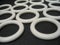 white plastic rings