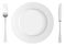 White plate