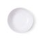 White plate, empty dish isolated on white background, clipping path, closeup dishware round ceramic