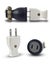 White plug & Black electric socket