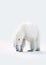 White Polar Bear. Minimalistic Elegance of Arctic Majesty. Generative AI