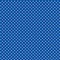 White Polka dots, Blue Background, Seamless Background