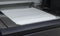 White polyamide powder for printing powder 3d printer close-up.