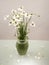 White poppies in a vase