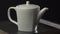 White porcelain teapot kettle