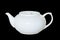 White porcelain teapot to brew tea or fragrant, healing herbs.