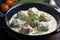 White poultry meatballs sauce. Generate ai