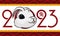 White Rabbit`s Head Commemorating the 2023 Chinese New Year, Vector Illustration
