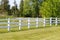 White rail fence