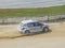 white rally car on a Portuguese circuit in 2021