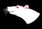 White rat muzzle icon