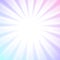 White rays star burst background, pastel colors