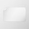 White Rectangle peel off paper sticker