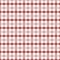 White and Red Gingham pattern.