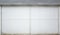 White ridged garage metal wall, background