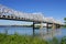 White Roadway River Bridge