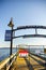 White Rock, Canada - March 25, 2020: Popular pier closed to general public during time of Covid-19 pandemic