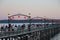 White Rock Pier Sunset View with Lanterns for Chinese Mid-autumn Festival