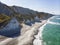 White rocks on Iturup Island, South Kuriles