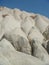 White rocks in the natural park of Goreme in Capadoccia, Turkey.