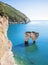 White rocks in the sea, Gargano National Park, Italy