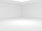 White room Spotlight and empty space 3D render